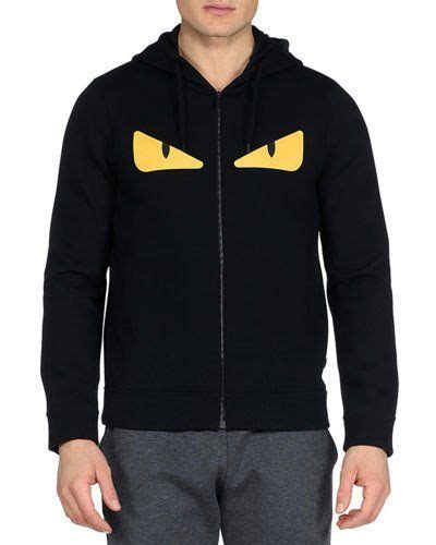 fendi hoodie men's eyes|Fendi zip up hoodie.